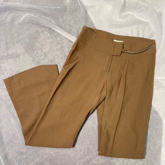 Italian Vintage - Vintage Beige Mid Rise Flare Pants (S) - Picture 12 of 12